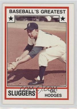 1982 TCMA Baseball's Greatest - Sluggers - White Back #1982-14.1 - Gil Hodges (No MLB Logo)