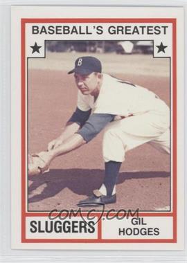 1982 TCMA Baseball's Greatest - Sluggers - White Back #1982-14.2 - Gil Hodges (Has MLB Logo)