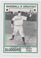 Rudy York (Has MLB Logo)