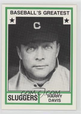 1982 TCMA Baseball's Greatest - Sluggers - White Back #1982-38.2 - Harry Davis (Has MLB Logo)