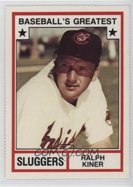 1982 TCMA Baseball's Greatest - Sluggers - White Back #1982-5.1 - Ralph Kiner (No MLB Logo)