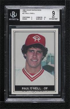 1982 TCMA Minor League - [Base] #203 - Paul O'Neill [BGS 9 MINT]