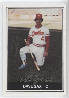 1982 TCMA Minor League - [Base] #348 - Dave Sax