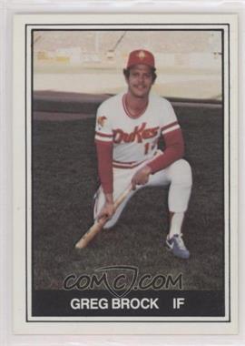 1982 TCMA Minor League - [Base] #350 - Greg Brock