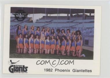 1982 The Dugout Phoenix Giants - [Base] #18 - Phoenix Giantettes