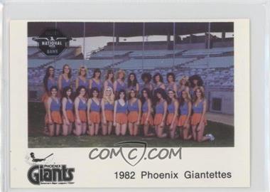 1982 The Dugout Phoenix Giants - [Base] #18 - Phoenix Giantettes