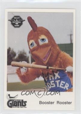 1982 The Dugout Phoenix Giants - [Base] #25 - Booster Rooster