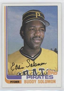 1982 Topps - [Base] - Wrong Back #_BSRM.wb - Buddy Solomon (Rick Manning Back)