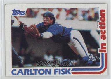1982 Topps - [Base] - Wrong Back #_CFRR.wb - All Star - Carlton Fisk  (Rick Rhoden Back)