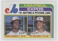 Warren Cromartie, Bill Gullickson (Julio Gonzalez Back)