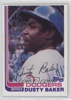 1982 Topps - [Base] - Wrong Back #_DBMS.wb - Dusty Baker, (Seattle Mariners Future Stars)