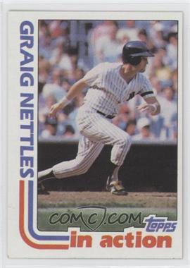 1982 Topps - [Base] - Wrong Back #_GNRS.wb - In Action - Graig Nettles (Roy Smalley Back)