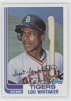 Lou Whitaker (Carl Yastrzemski back)