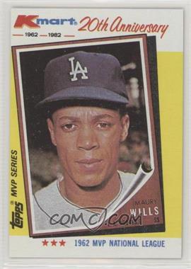 1982 Topps - [Base] - Wrong Back #_MWRA.wb - Maury Wills (Rich Allen Back)