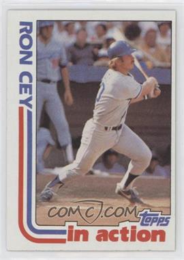 1982 Topps - [Base] - Wrong Back #_RODF.wb - Ron Cey (Dave Frost back)