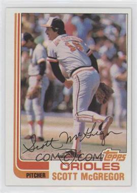 1982 Topps - [Base] - Wrong Back #_SMRM.wb - Scott McGregor (Rudy May Bsck)