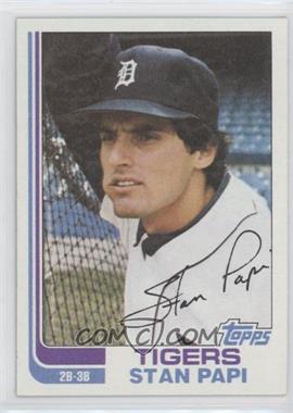 1982 Topps - [Base] - Wrong Back #_SPBS.wb - Stan Papi (Bruce Sutter Back)