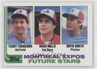 Future Stars - Terry Francona, Brad Mills, Bryn Smith