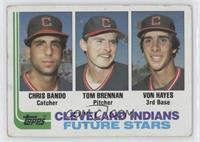 Future Stars - Chris Bando, Tom Brennan, Von Hayes [Good to VG‑…