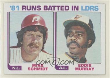 1982 Topps - [Base] #163 - Eddie Murray, Mike Schmidt