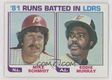 1982 Topps - [Base] #163 - Eddie Murray, Mike Schmidt