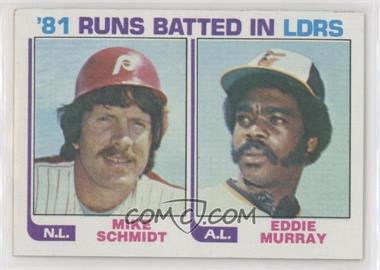 1982 Topps - [Base] #163 - Eddie Murray, Mike Schmidt