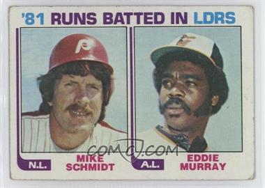 1982 Topps - [Base] #163 - Eddie Murray, Mike Schmidt [EX to NM]