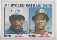 Tim Raines, Rickey Henderson