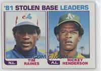 Tim Raines, Rickey Henderson [EX to NM]