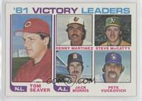 Tom Seaver, Dennis Martinez, Steve McCatty, Jack Morris, Pete Vuckovich