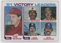 Tom Seaver, Dennis Martinez, Steve McCatty, Jack Morris, Pete Vuckovich