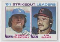 Fernando Valenzuela, Len Barker