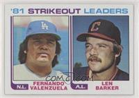 Fernando Valenzuela, Len Barker