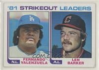 Fernando Valenzuela, Len Barker