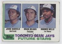 Future Stars - Jesse Barfield, Brian Milner, Boomer Wells [Good to VG…