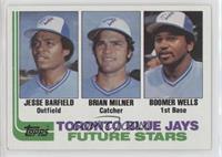 Future Stars - Jesse Barfield, Brian Milner, Boomer Wells