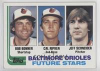 Future Stars - Bobby Bonner, Cal Ripken Jr., Jeff Schneider