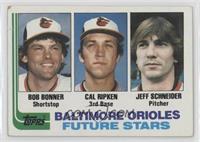 Future Stars - Bobby Bonner, Cal Ripken Jr., Jeff Schneider [EX to NM]