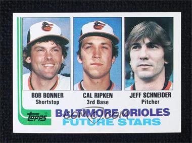 1982 Topps - [Base] #21 - Future Stars - Bobby Bonner, Cal Ripken Jr., Jeff Schneider