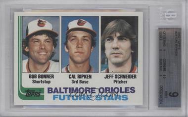 1982 Topps - [Base] #21 - Future Stars - Bobby Bonner, Cal Ripken Jr., Jeff Schneider [BGS 9 MINT]