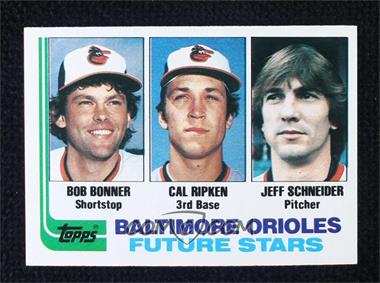 1982 Topps - [Base] #21 - Future Stars - Bobby Bonner, Cal Ripken Jr., Jeff Schneider