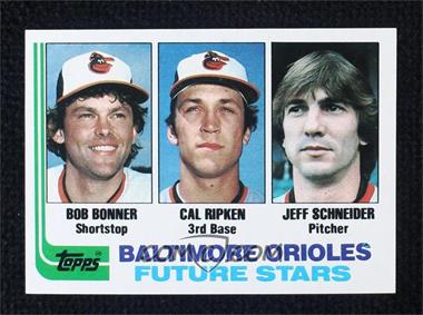 1982 Topps - [Base] #21 - Future Stars - Bobby Bonner, Cal Ripken Jr., Jeff Schneider