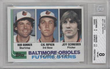 1982 Topps - [Base] #21 - Future Stars - Bobby Bonner, Cal Ripken Jr., Jeff Schneider [BGS 8 NM‑MT]