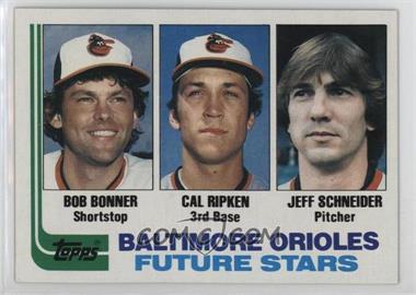 1982 Topps - [Base] #21 - Future Stars - Bobby Bonner, Cal Ripken Jr., Jeff Schneider