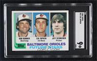 Future Stars - Bobby Bonner, Cal Ripken Jr., Jeff Schneider [SGC 9 MI…