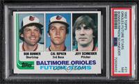 Future Stars - Bobby Bonner, Cal Ripken Jr., Jeff Schneider [PSA 7 NM]