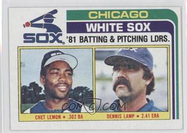 1982 Topps - [Base] #216 - Team Checklist - Chet Lemon, Dennis Lamp