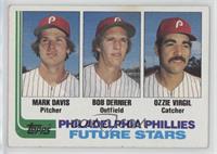 Future Stars - Mark Davis, Bob Dernier, Ozzie Virgil [EX to NM]