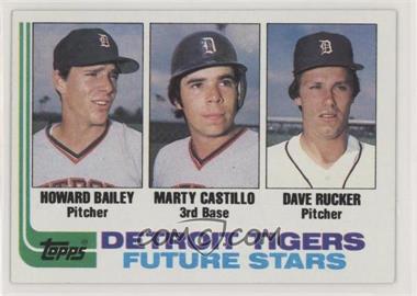 1982 Topps - [Base] #261 - Future Stars - Howard Bailey, Marty Castillo, Dave Rucker