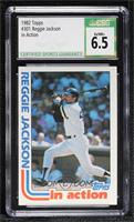 In Action - Reggie Jackson [CSG 6.5 Ex/NM+]